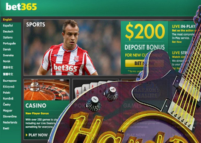 bet365 предлагает спортивные ставки в Hard Rock Atlantic City